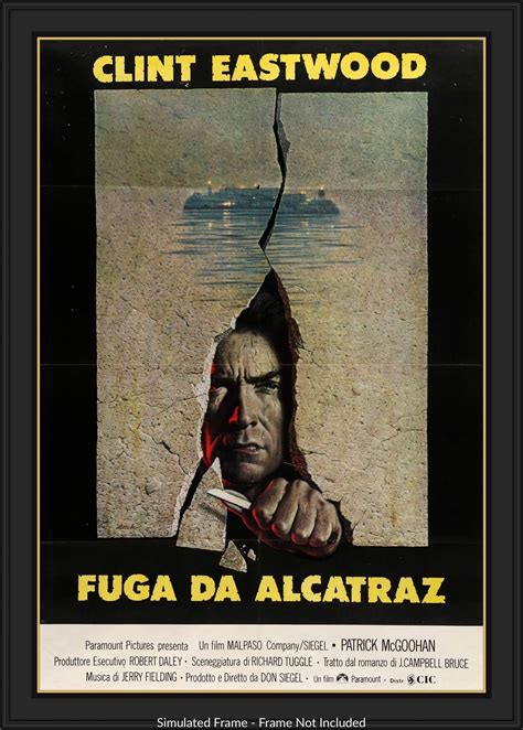 Escape from Alcatraz (1979) Original Italian 2 Fogli Movie Poster - Original Film Art - Vintage ...