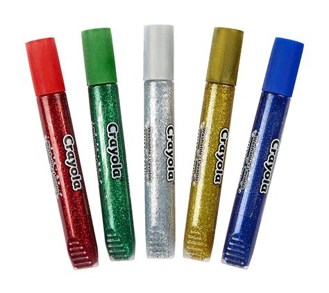 Crayola Glitter Glue Pens - 5pk