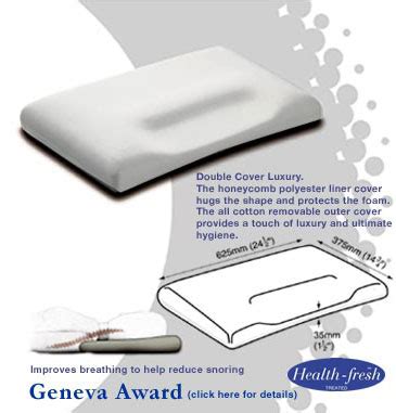 Anti Snore Pillow by Dentons to help stop snoring