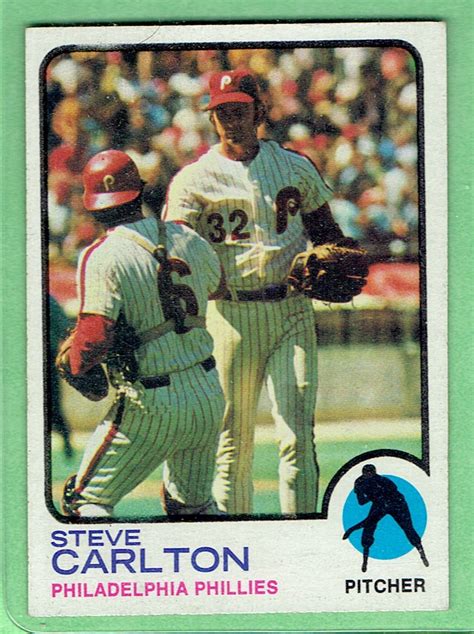 1973 Topps Baseball Card #300 Steve Carlton "Phillies"