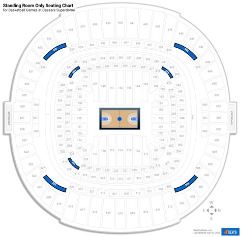 Standing Room Only Tickets at Caesars Superdome - RateYourSeats.com