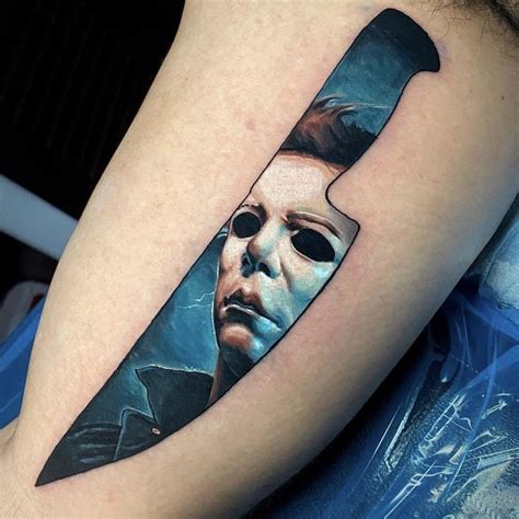 Michael Myers Mask Tattoo