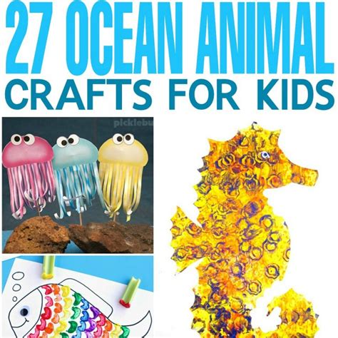 27 Ocean Animal Crafts for Kids - Frugal Mom Eh!