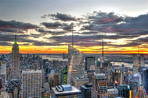 Top of the Rock Sunset | HDR of Sunset at 30 Rockefeller Cen… | Flickr