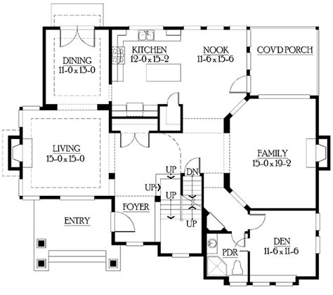 Craftsman Style House Plan - 4 Beds 4 Baths 3865 Sq/Ft Plan #132-466 - Houseplans.com