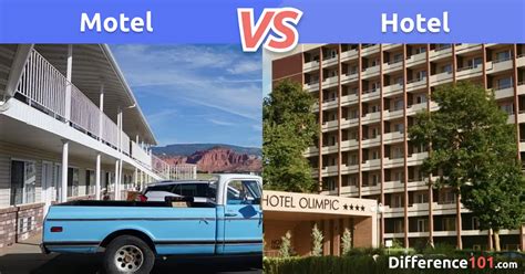 Motel vs. Hotel: Differences, Similarities, Pros & Cons ~ Difference 101