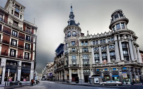 Download Architecture Building City Spain Man Made Madrid HD Wallpaper