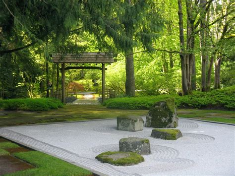 modern japanese rock garden