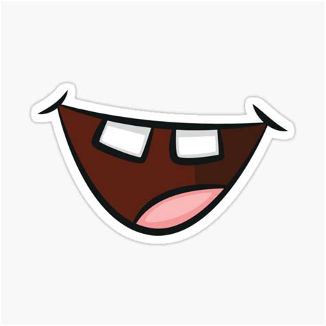 Mouth Smile Stickers | Redbubble