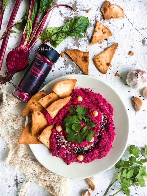 Beetroot Hummus - TheFoodSnaps