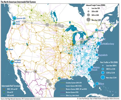 American Railroad Map