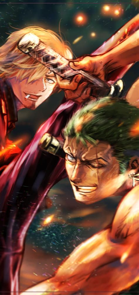 1440x3040 Resolution Roronoa Zoro vs Sanji One Piece 1440x3040 Resolution Wallpaper - Wallpapers Den