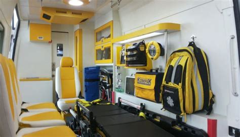 Inside Ambulance Truck