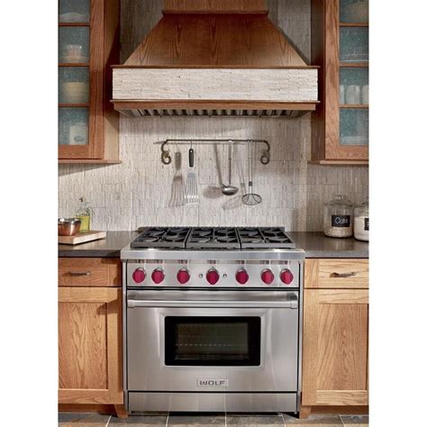 Wolf 36" Professional Gas Range with 6 Burners | Nebraska Furniture Mart