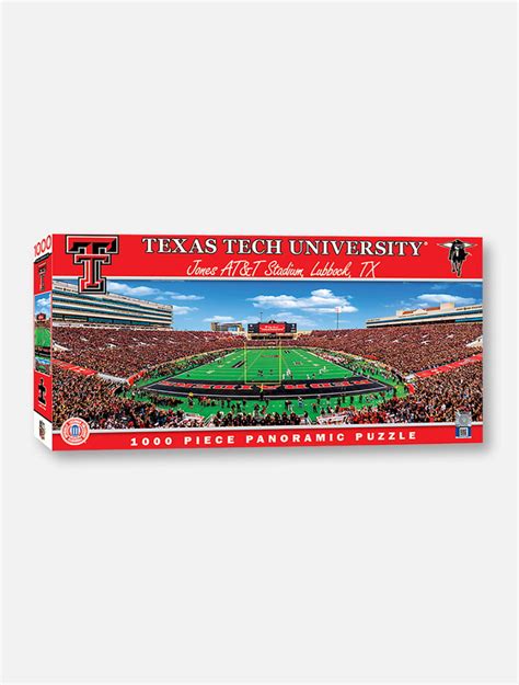 Texas Tech Red Raiders Stadium View 1000-Piece Panoramic Jigsaw Puzzle ...