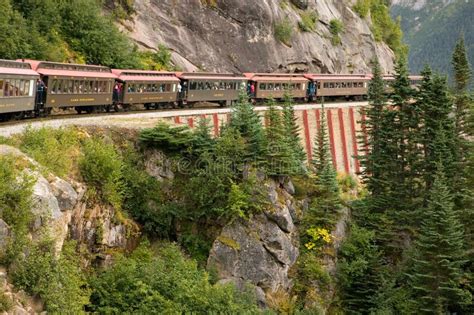 Scenic Railroad - Alaska stock image. Image of mountains - 5856459