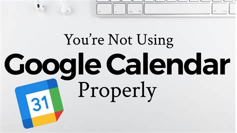 How To Best Use Google Calendar (iPhone) - YouTube