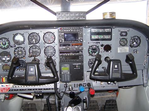 Cessna 206 Cockpit