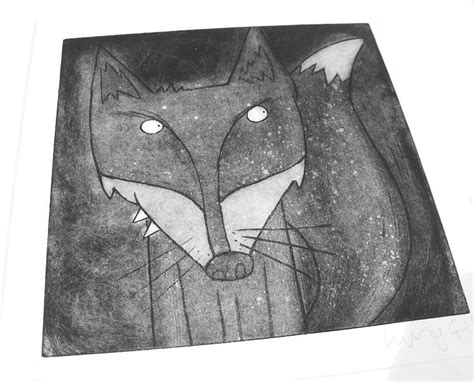 Mr Fox Original Fox Print Fox Art Print Limited Edition of | Etsy