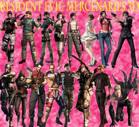 Resident Evil-Mercenaries 3D by DanTheMan5 on DeviantArt