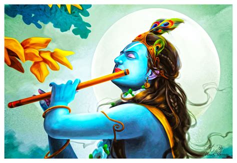 Vimal Varman - Lord Krishna - God Vishnu Avatar Retouching Work!