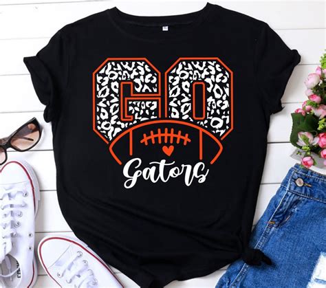 Go Gators Football SVG Gators Svg Go Leopard Gators - Etsy