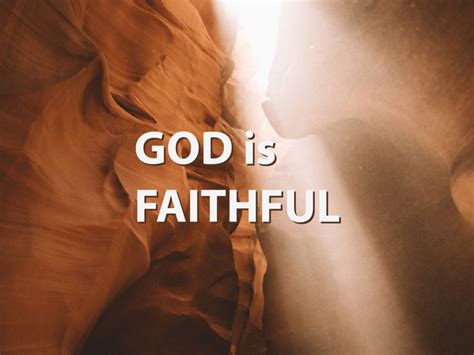 God is Faithful