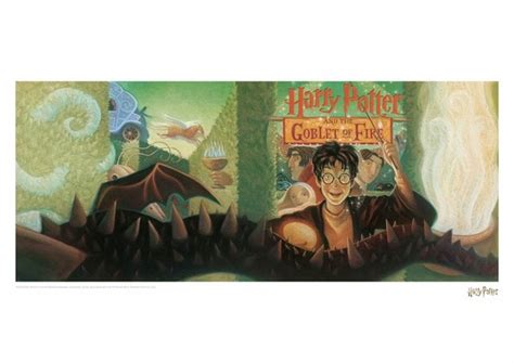 Harry Potter: Goblet Of Fire Book Cover Art Print | Wall Art | Free shipping over £20 | HMV Store