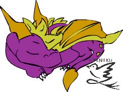 Spyro Sleeping -animated- by Feniiku on DeviantArt