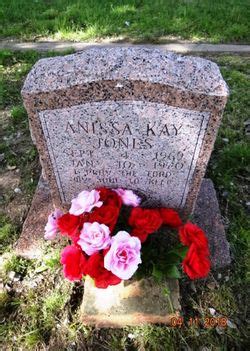 Anissa Kay Jones (1969-1970) - Find a Grave Memorial