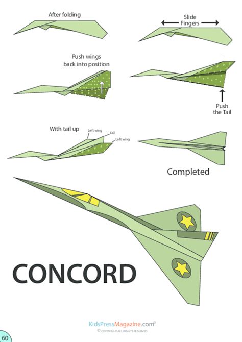 Paper airplane instructions – concord – Artofit