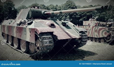 The German WW2 Panzer V Panther Tank Stock Photo - Image of military, panzer: 150194828