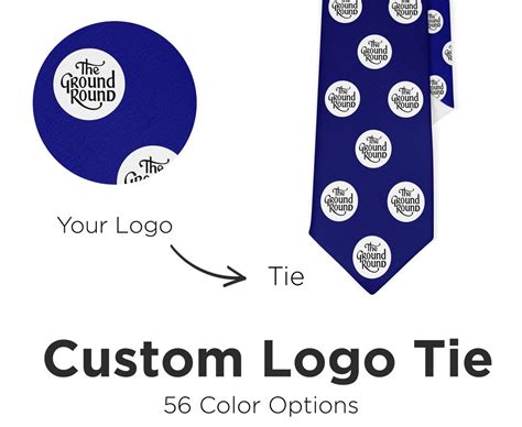 Custom Logo Tie, Personalized Logo Neck Tie, Company Logo Tie, Custom ...