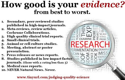 Judging the quality of science sources