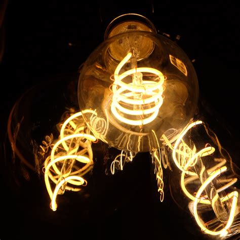 Free stock photo of Vintage filament LED light bulbs