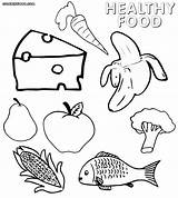 Pretty Photo Of Healthy Food Coloring Pages  Davemelillocom sketch template