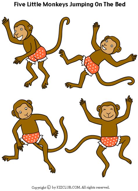 1 of 3 - 5 little monkeys --- http://doodlebugsteaching.blogspot.com/2011/07/five-little-monkeys ...