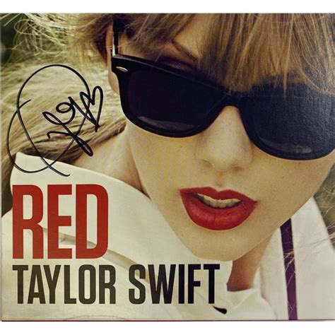 Autograph Taylor Swift Signed album card