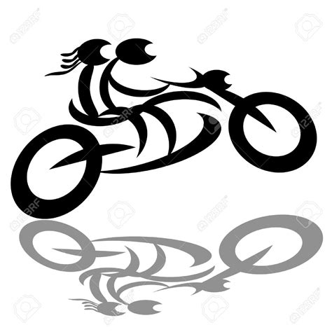 Motorcycle Wheelie Silhouette at GetDrawings | Free download