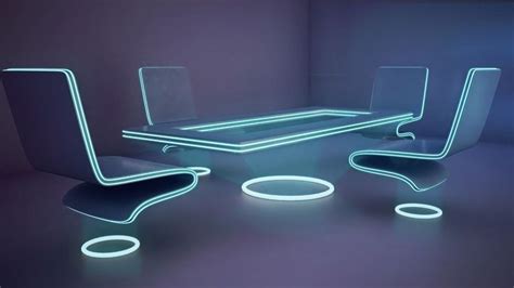 futuristic office furniture 3d model max 1 #furniture #futuristic #max ...