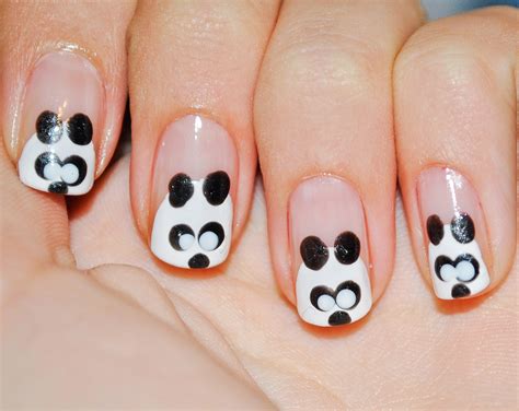 How to Make Panda Nail Art (with Pictures) - wikiHow