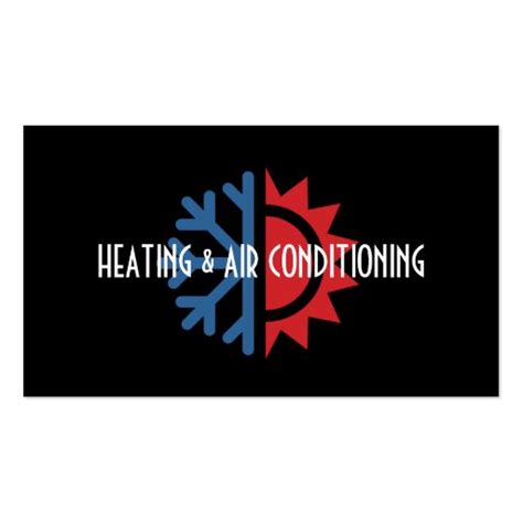 Heating and Air Conditioning Business Card Pack Of Standard Business Cards | Zazzle