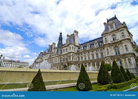 Town Hall Paris stock image. Image of facade, government - 2971813