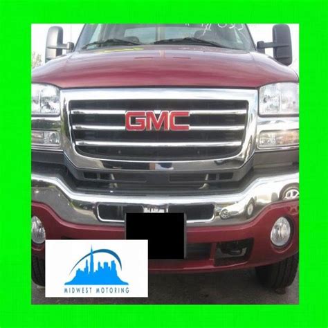 Buy 2003-2006 GMC SIERRA CHROME TRIM FOR GRILLE GRILLE W/5YR WARRANTY ...