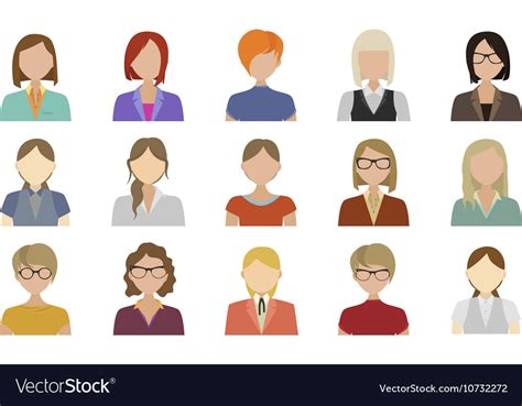 Flat characters Royalty Free Vector Image - VectorStock