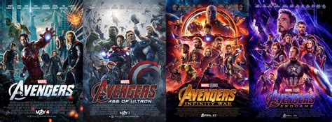 The four Avengers posters : r/marvelstudios