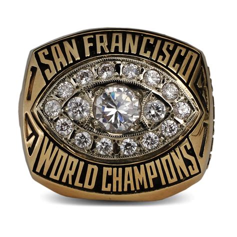 Joe Montana Super Bowl XVI Ring Sample