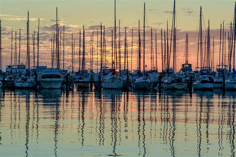 Marina Sunrise Photograph by Phillip Rines - Fine Art America