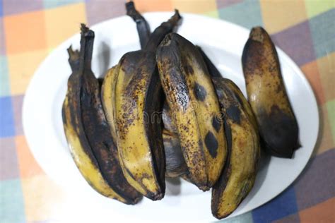 Boiled banana pisang rebus stock image. Image of isolated - 165353401