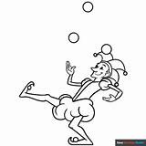 Jester Coloring Page  Easy Drawing Guides sketch template